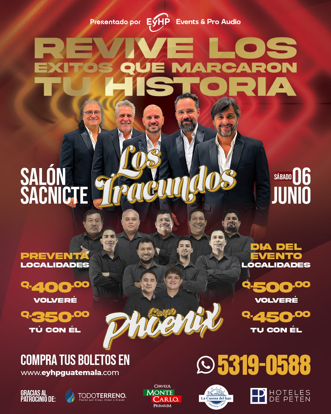 Concierto Iracundos 2026